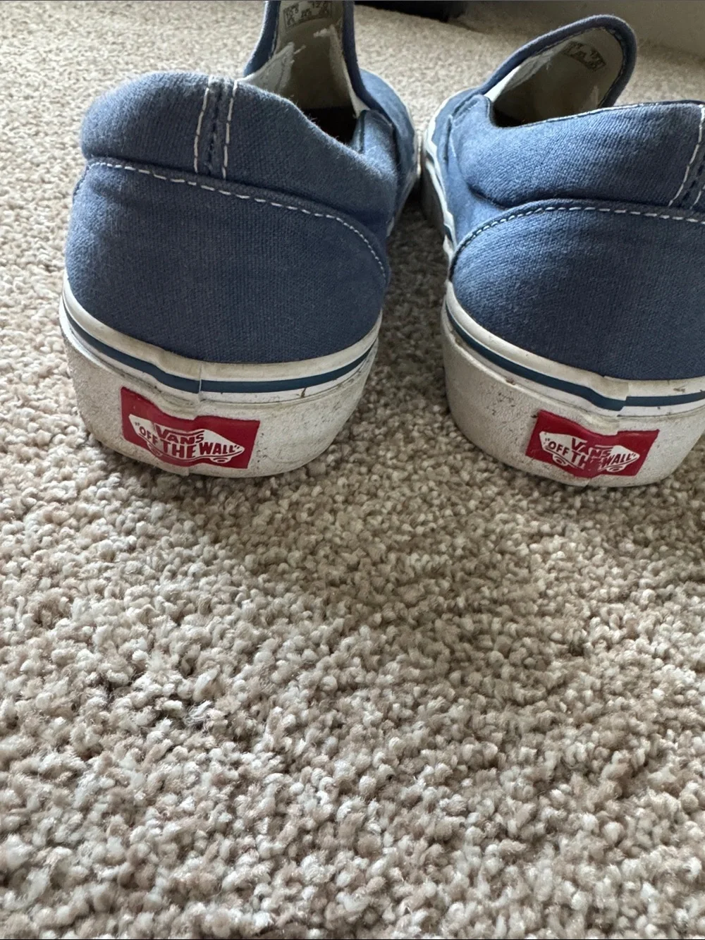 Vans Classic Slip-On Canvas Loafers - Navy Blue